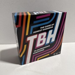 NEW TBH THE GAME OF HONEST ANSWERS TO OUTRAGEOUS QUESTIONS 3-8 PLAYERS AGES 14+
