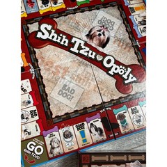 Shih Tzu Opoly Board Game Dogs Monopoly Shih tzu Made in USA Late For The Sky