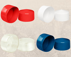 Mahjong Mat Storage Tubes 3×36 Set of 4 with Color Caps Fits Most Mats Free Ship