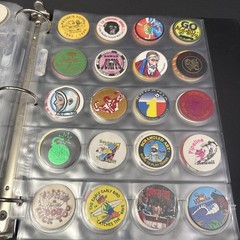 Vintage 1990s-2000s POG Collection Binder Over 400 pcs With Various Designs-READ