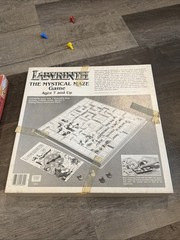 1986 Labyrinth Movie Mystical Maze Game Complete