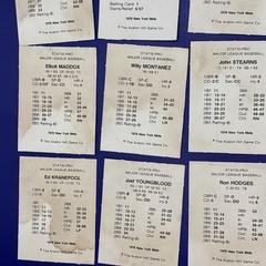 Avalon Hill MLB Statis-Pro Baseball – 1978 New York Mets Lot of 25 Player Cards