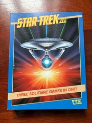 Star Trek III 3 solitaire board games West End Games UNPUNCHED COMPLETE