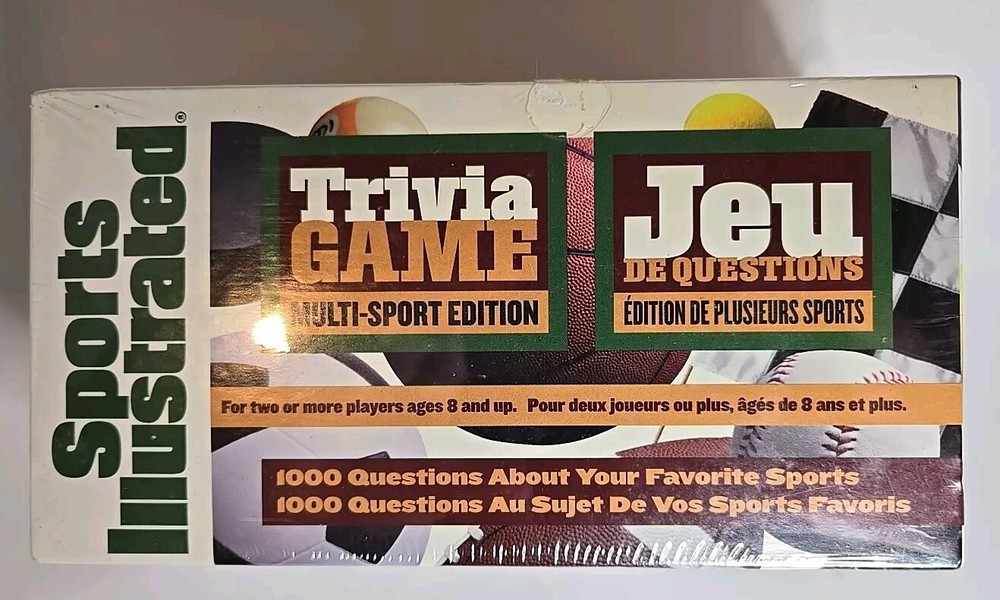 Vtg New Sports Illustrated 1998 Trivia Game Multi-Sport Edition New In Pkg