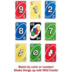 Uno Showdown Matching Interactive Quickdraw Card Game Family Fun Mattel