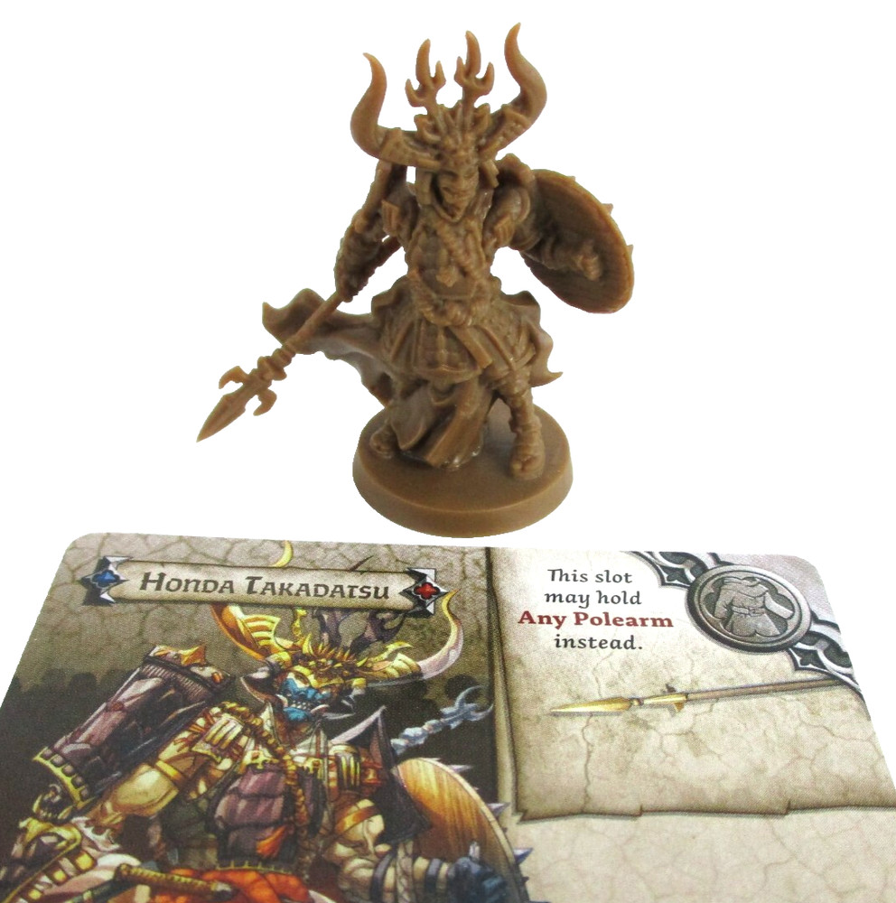 ZOMBICIDE: White Death Frozen Fortress HONDA TAKADATSU Mini & Card NEW!!
