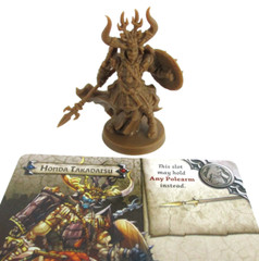 ZOMBICIDE: White Death Frozen Fortress HONDA TAKADATSU Mini & Card NEW!!