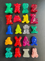 Vintage Mixed Lot of 20 Gogo’s Crazy Bones Miniature Mini Toy Figures
