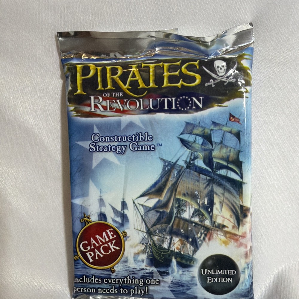 Pirates of the Revolution Constructible Strategy Game Pack Sealed Unlimited 2005