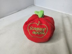 Scrabble Apple Word Game Zip-Up Bag Pouch Letter Pieces Classic Board Complete
