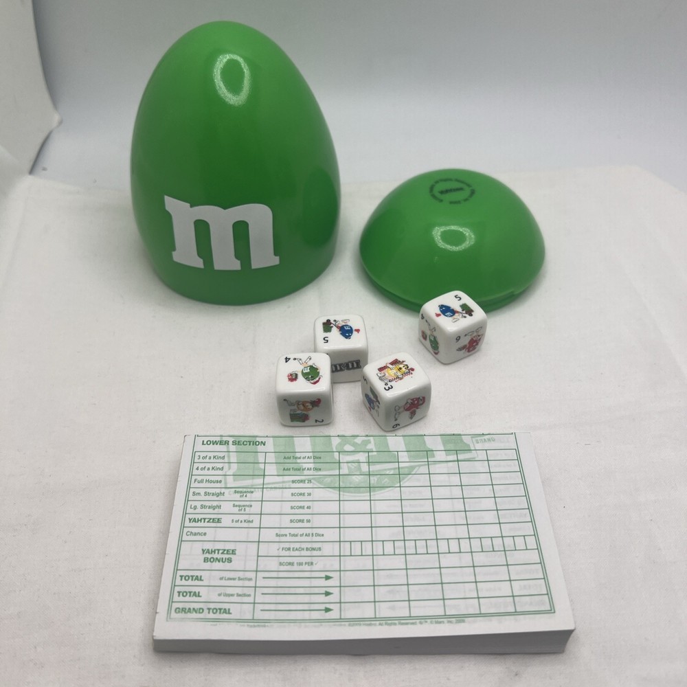 M&M’s Yahtzee Holiday Fun Edition game. 2009