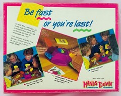 1987 Hands Down Game by Milton Bradley Complete in Great Condition FREE SHIPPING
