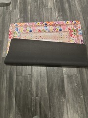 Floral mahjong mat
