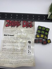 Zombie Dice, Zombie Dice 2 Double Feature & Cthulhu Dice Games Steve Jackson Lot