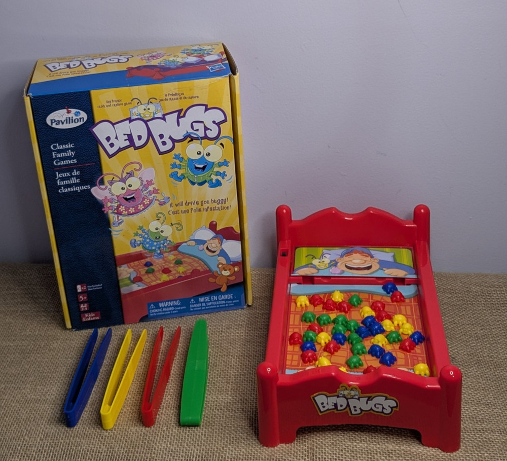 2013 Bed Bugs game By Pavilion Toys R Us Edition Complete Works 4 Players Hasbro