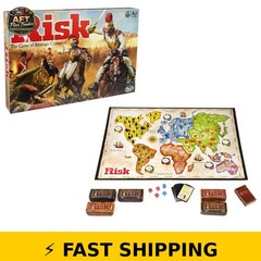 Hasbro Risk Board Game – Strategy Games for 2-5 Players, Ages 10+