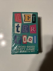 Letterpool: 2-6 Players Board Games for Adults, Family, Teens.NEW SEALED
