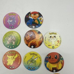 Pokemon Pogs Collectible Set Various Characters & Animals Lot Of 23