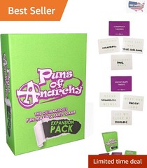 Puns of Anarchy Expansion Pack: 200 Hilarious Cards for Creative Game Nights