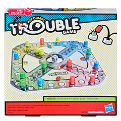 Hasbro Gaming Trouble Board Game for Kids Ages 2.0 H x 11.0 L x W, Vary