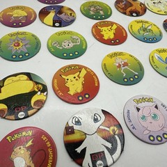 Pokemon Pogs Collectible Set Various Characters & Animals Lot Of 23