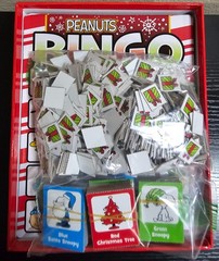 Peanuts Christmas Bingo Board Game – Snoopy Holiday Set COMPLETE