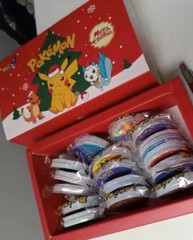 Pokemon Tazos Pogs 141 pcs 3rd Generation Strokes Box 3D Round Square Collection