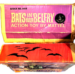 1964 Vintage WORKING Mattel Bats In Your Belfry Game in Original Box