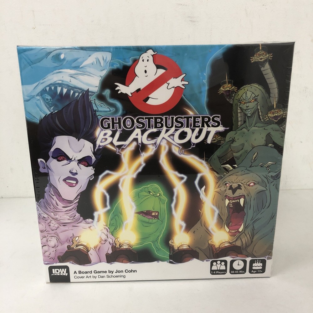 Ghostbusters Blackout Board Game 1-4 Players – NEW Sealed IDW Games