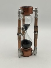 Ebro Past Present And Future Steampunk Gear Work Black Sand 5 Minute Timer