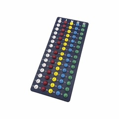 Plastic Bingo Balls 3/5 inch Multicolored,75 Count, Perfect for Bingo Nights,…