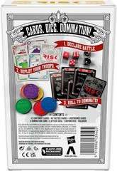 Risk Strike Cards and Dice Game Hasbro “Fast and Fierce World Domination” NEW