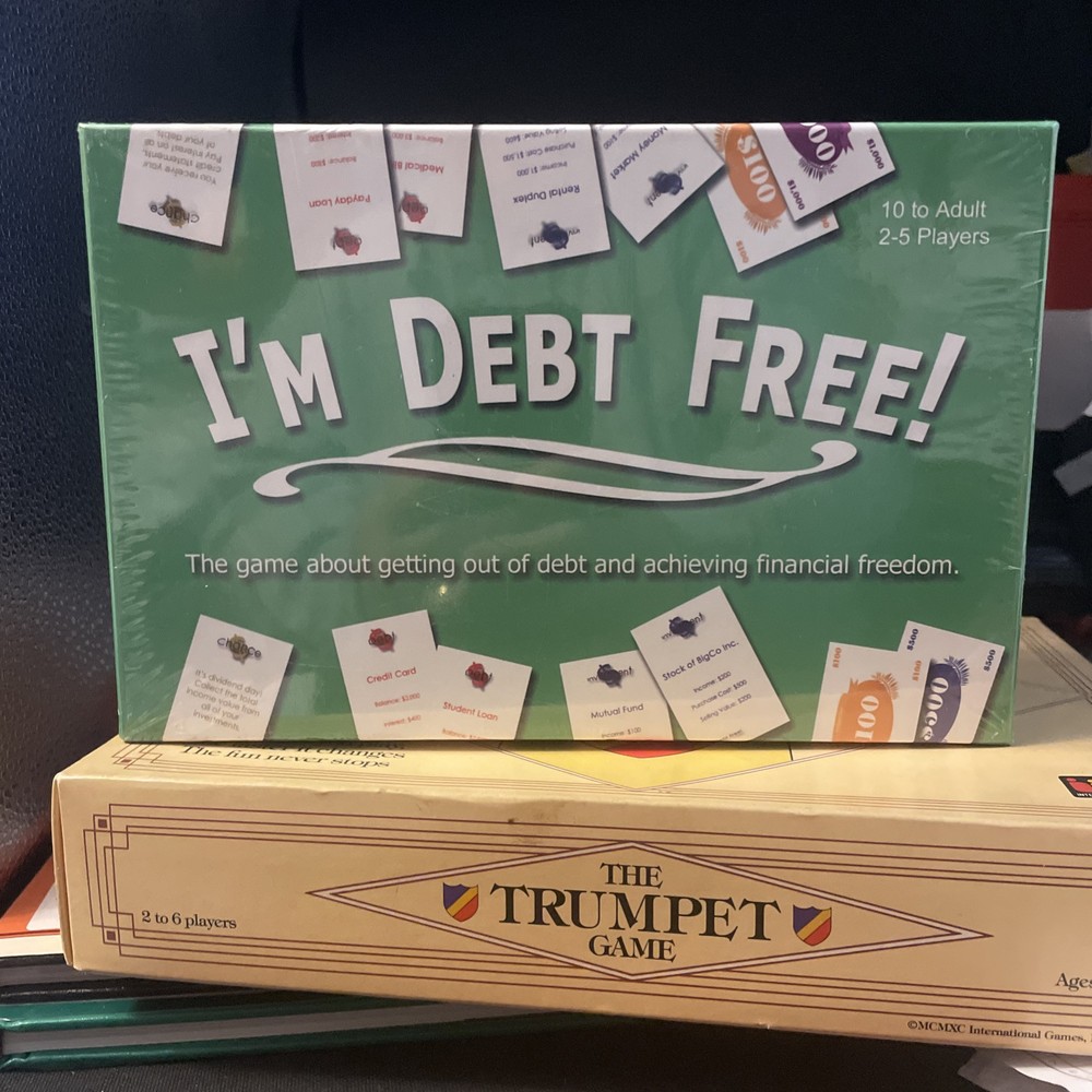 I’m Debt Free! Retired Card Game Age 10 Adult 2-5 Players Financial Freedom NEW