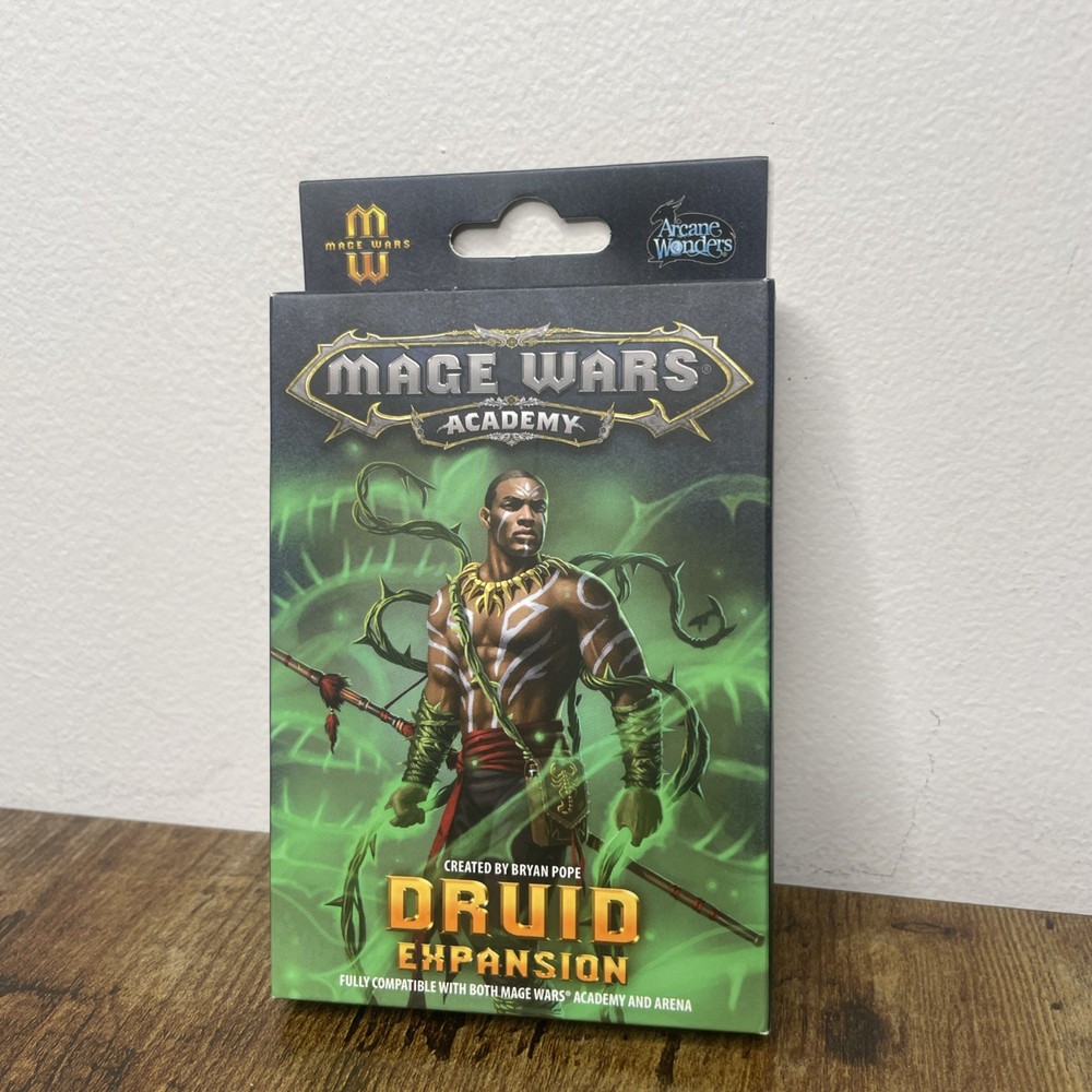 Arcane Wonders Boardgame Mage Wars Academy – Druid Expansion Box New