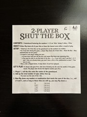 Cardinal 2-Player Shut The Box Complete