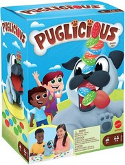 Mattel Games Puglicious Kids Game, Dog Treat-Stacking Challenge