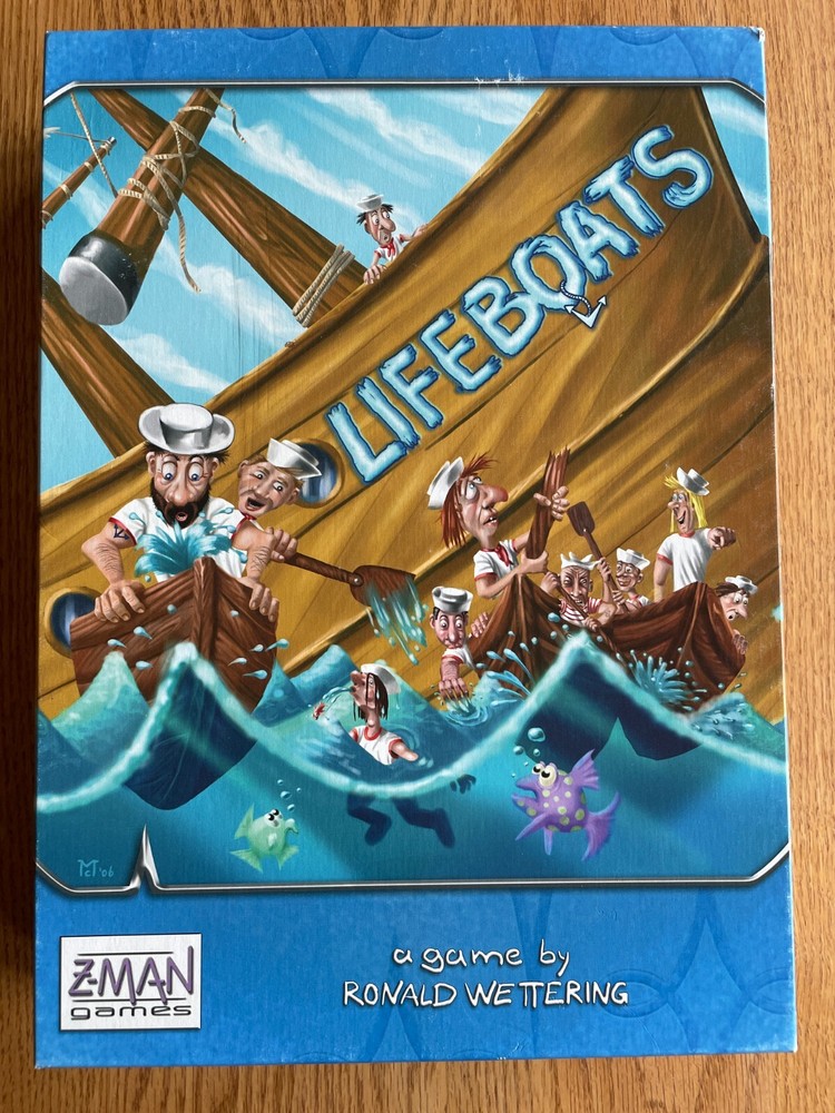 Lifeboats Strategy Game Z-Man Games 2006 RARE OOP Excellent Condition Complete