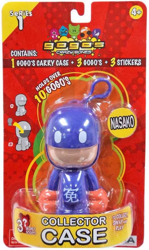 Crazy Bones Gogo’s Series 1 Nasako Collector Case [RANDOM Color]