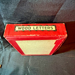 Vintage Anagrams And Letters With Wood Letters Milton Bradley No. 4719 1930’s