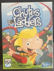 Chutes and Ladders Game, NEW! Age 3 up Hasbro Game of Ups and Downs Classic