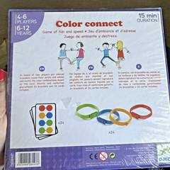 NIB Color Connect Game of fun and skill by Djeco for Ages 6-12 years