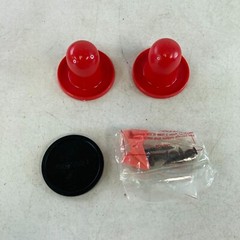 Vintage 80s 90s Air Hockey Kit Blue Goals Red Handles