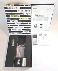 Banned Words Party Game Ages 12+ 4 or more players Wonder Forge OPEN BOX