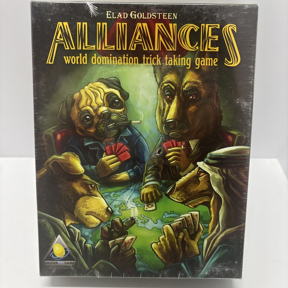 *Alliances – World Domination Trick Taking Game by Elad Goldsteen – New Sealed
