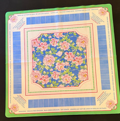 HOBBY LOBBY FLORAL MAHJONG MAT (NEW)