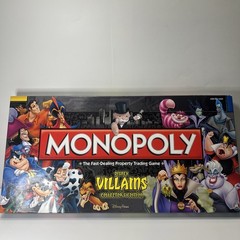 Monopoly Disney Villains Collector’s Edition Board Game 2010 Complete
