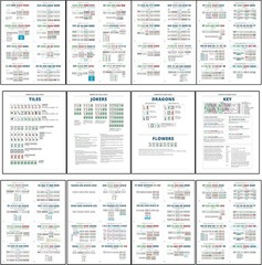 Comprehensive 2026 Mah Jongg Reference Guide: 72 Flash Cards for Easy Learning