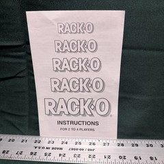 Racko Vintage Milton Bradley Racko Card Game 1987 Complete Family Fun Ships Free