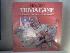 Vintage 1984 Golden Trivia Game NFL National Football League Edition