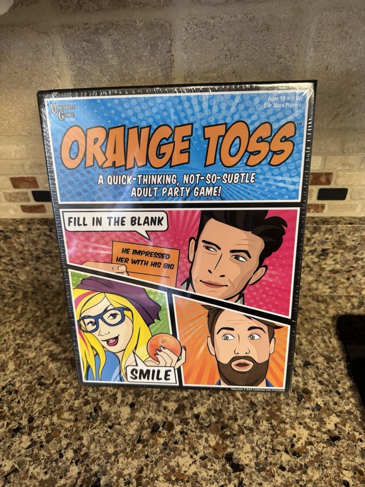 ORANGE TOSS An Adult Party Game by University Games NEW SEALED